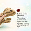 Eurilo™ DinoBuddy – Cute Plush Dinosaur Chew Toy for Pets
