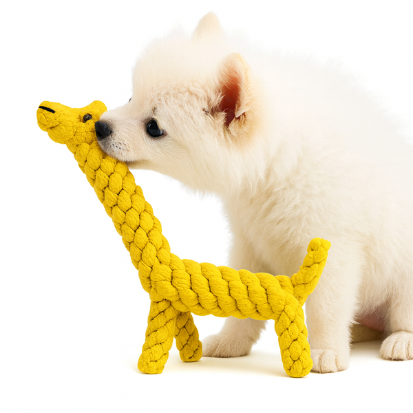 Eurilo™ KnotRope – Durable Cotton Chew Toy for Small & Medium Dogs