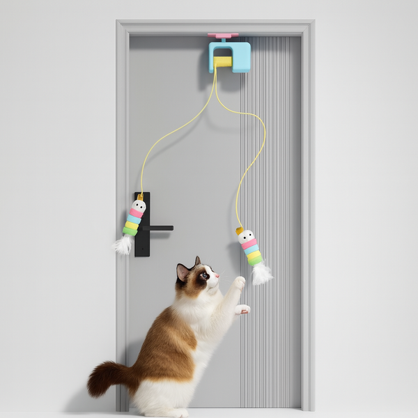 Eurilo™ Smart Door Teaser – Electric Hanging Toy for Cats