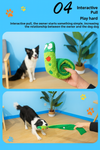Eurilo™ Snail Puzzle Plush – Foldable Interactive Dog Toy with Squeak & Treat Pockets