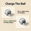 Eurilo™ SmartPlay Ball – 4H Battery Interactive Bouncing Toy with RGB Lights