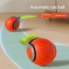 Eurilo™ Smart Cat Teaser Ball – Automatic Rolling Toy with Faux Tail