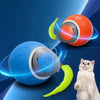 Eurilo™ Smart Cat Teaser Ball – Automatic Rolling Toy with Faux Tail