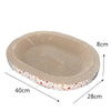Eurilo™ Oval Cat Scratcher Bed – Furniture Protector & Claw Care Toy