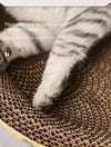 Eurilo™ Oval Cat Scratcher Bed – Furniture Protector & Claw Care Toy