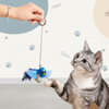 Eurilo™ Birdie Chase – Interactive Catnip Bird Toy with Sound & Wall Mount