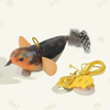 Eurilo™ Birdie Chase – Interactive Catnip Bird Toy with Sound & Wall Mount