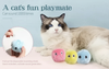 Eurilo™ Smart Plush Cat Toy – Interactive Sound Ball for Active Play
