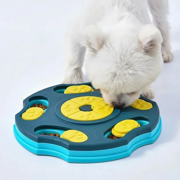 Eurilo™ Interactive Puzzle Feeder for Dogs – Slow Feeding & Smart Play Toy