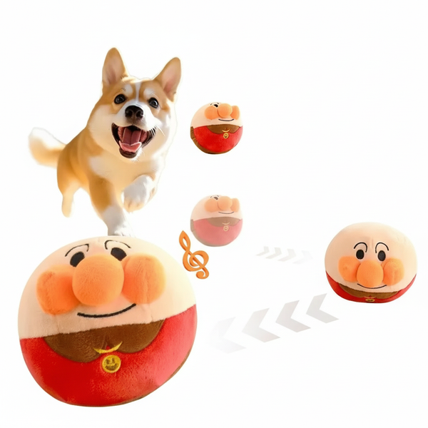 Eurilo™ Jumping Clown Ball – Electric Plush Interactive Toy for Dogs